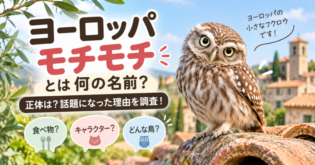 ヨーロッパモチモチとは何の名前？正体は？話題になった理由を調査！